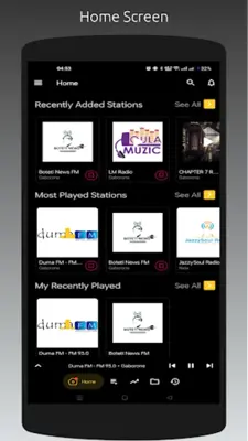 Radio BW android App screenshot 2